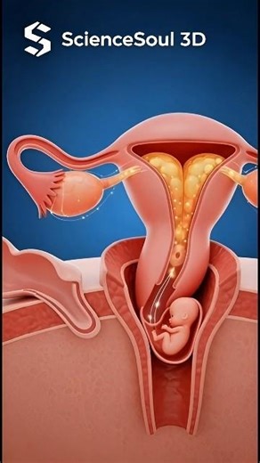 Inside the Female Body: How Birth is Controlled in 3D 😱 | Full Anatomy Reveal #Shorts”#anatomy