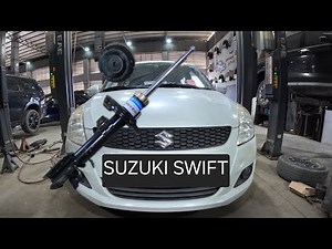 replacing front shock absorber - strut mount ... suzuki swift 2011-2018 (torque specs)