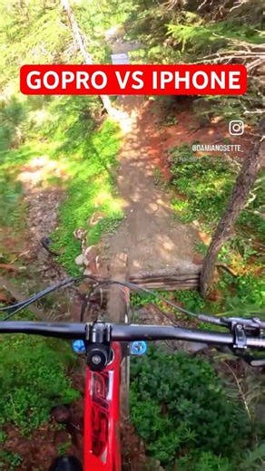 GOPRO VS IPHONE. 🧐🚲. #mtb #bici #perte #iphone #gopro #iphonevsgopro