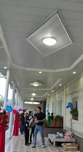 Outdoor Musical Performance in a Garden Setting