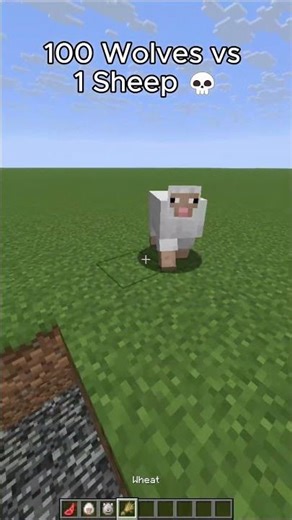 100 Wolves vs 1 Sheep 💀