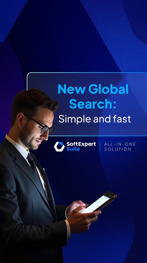 SoftExpert on Instagram: "Searching within your management platform shouldn't be complicated, and it isn't with the new Global Search feature in SoftExpert Suite. The new Global Search feature in SoftExpert Suite consolidates all your information in one intelligent hub, enabling you to instantly find documents, processes, records, and workflows with clear, actionable results. It's designed to help you work smarter every day with more speed, clarity, and efficiency. #SoftExpert #SoftExpertSuite #