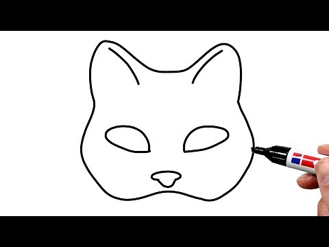 How to Draw a Therian Mask