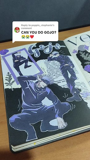 Creating a Stunning Gojo Spread Inspired by VOGUE | Jujutsu Kaisen