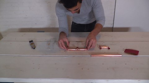 How to make a DIY coffee maker out of copper pipe