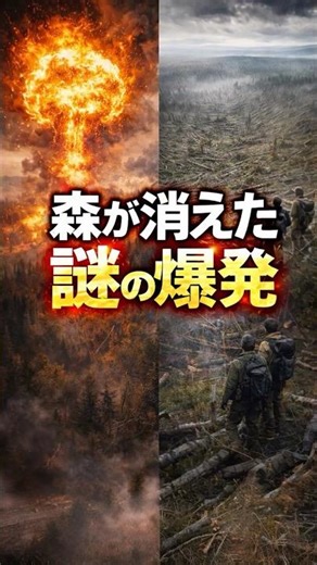 森が消えた謎の爆発 タングースカ大爆発