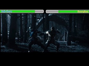 Sub-Zero vs Scorpion with Healthbars - Mortal Kombat X Trailer
