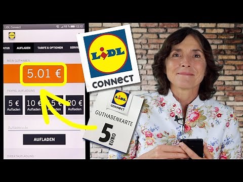 Install the Lidl Connect app and top up your credit. Smartphone explained simply.