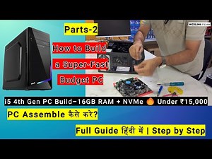 Super Fast Budget PC Build 2025 | i5 4th Gen + 16GB RAM + NVMe | Step by Step Guide in Hindi 🖥️