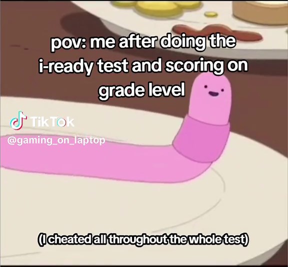 most of us did this on the i-ready test #Iready