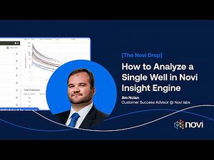 The Novi Drop: How to Analyze a Single Well in Novi Insight Engine