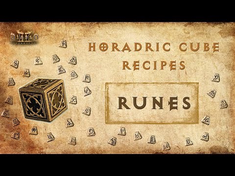 Diablo 2 Resurrected: Horadric Cube Recipes | Runes |