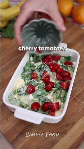 Easy Spinach & Cottage Cheese Bake