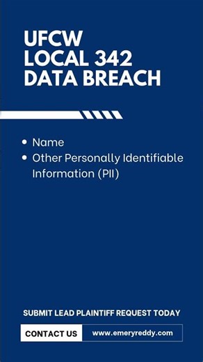 UFCW Local 342 Data Breach — Emery | Reddy, PC — Data Breach Attorneys