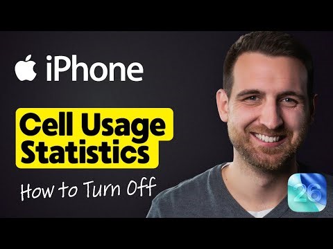 How to Disable Cell Usage Statistics on iPhone