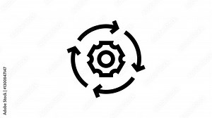 sustainable animated icon