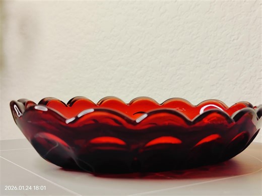 Vintage Imperial Glass Ruby Red Relish Dish | Mid Century Divided Bowl - Etsy