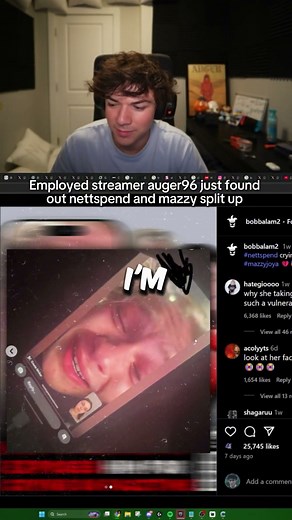 Employed Streamer Auger96 Found Out Nettspend & Mazzy Split Up #auger96 #nettspend #shorts