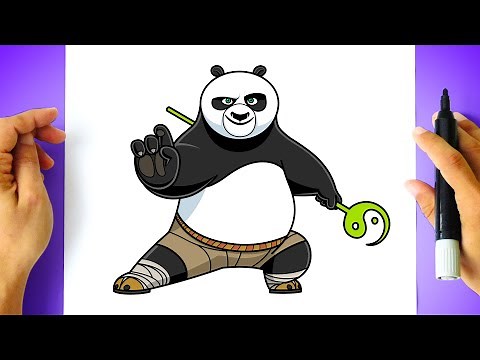 Como DESENHAR o PO - Cómo DIBUJAR a PO - Kung Fu Panda 4 - [ Drawing Tutorial ]