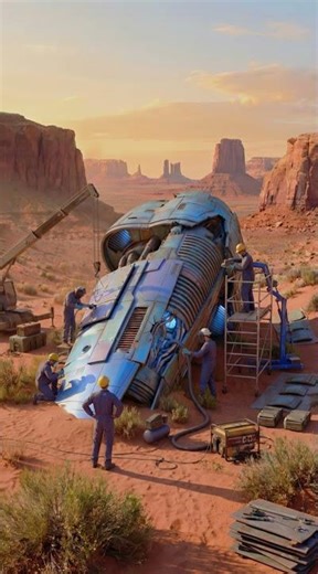 How Engineers Restored an Ancient Alien Spacecraft! 😱🛸 | Mind-Blowing Timelapse #timelapsebuild #diy