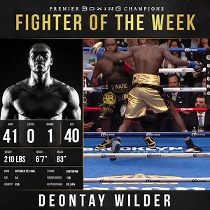 Fighter Of The Week: Heavyweight World Champ Deontay Wilder defends his WBC title TONIGHT in a highly-anticipated rematch vs Cuban contender Luis “King Kong” Ortiz on PBC on FOX PPV at 9 pm ET/6 pm PT. #WilderOrtiz2 ORDER NOW 👉: https://pbcham.ps/WilderOrtiz2 | Premier Boxing Champions