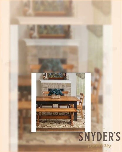 Amish Farmhouse Trestle Dining Bench