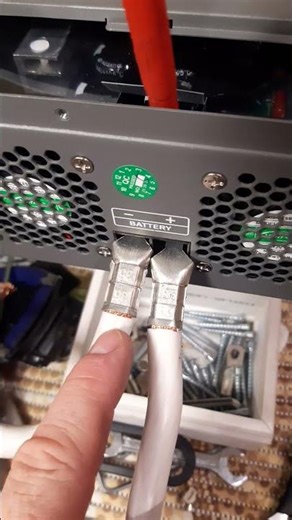 connecting 50m2 wires to the Datouboos 1218m hybrid inverter