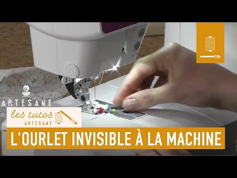 TUTO - Coudre un ourlet invisible à la machine à coudre