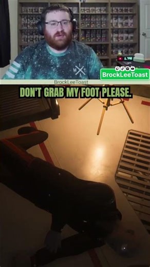 DONT GRAB MY FOOT #alienisolation #FallIntoShorts