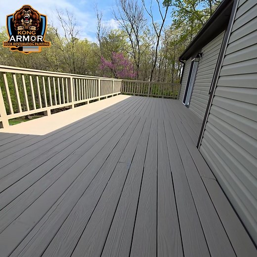 Burlington KY Deck is Rescued from peeling paint Part 6 | Kong Armor