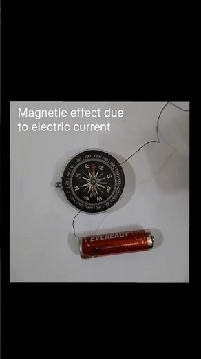Magnetic effect due to electric current, electromagnetism