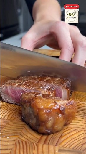 How to make perfect Steak 🥩😋 Step by step full method in description 👇. #foodie