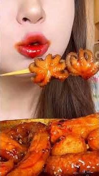 Niuniu immersive turkey sauce powder mouse, cooked in Kanto#food #mukbang #shorts