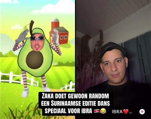 Said doet ineens een Surinaamse editie dans speciaal voor Ibra 🇸🇷😂