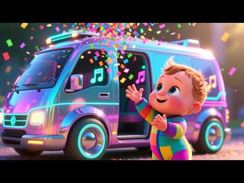 Beep Beep Van Parade 🚐 | Fun Vehicle Song for Kids | Toddler Car & Van | Learn Vehicles for Babies