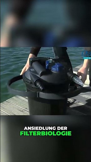 Effektive Wasserreinigung. Die optimale Filterlösung für klares Teichwasser.