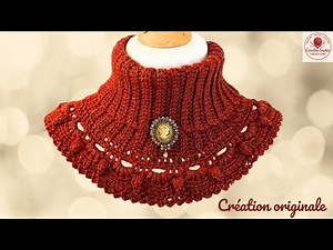 ELEGANT Crochet Collar Classic or Modern - Step by Step Followed