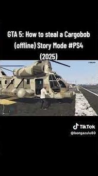 GTA 5: How to steal a Cargobob (offline) Story Mode without cheat codes