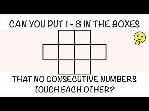 Math Riddle #2 - Can you put 1-8 in those boxes?