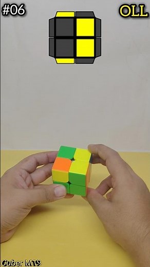 Fastest 2x2 OLL Algorithm in Ortega Method! ⚡ | Beginner to Pro Level 6 | #shorts #ortega