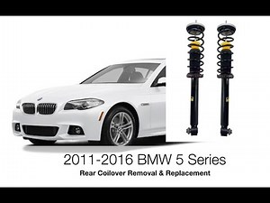 2011-2016 BMW 5 Series Rear Strut Replacement DIY Save $$$ F10