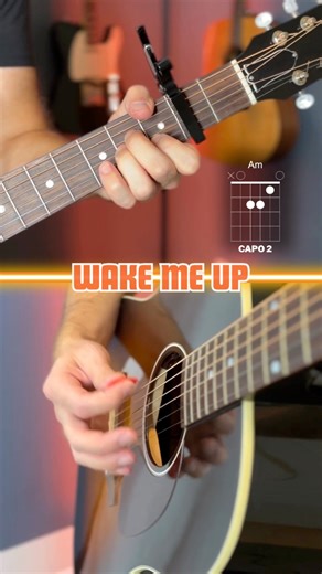 113K views · 949 reactions | wake me up (avicii) guitar tutorial #guitarlesson #avicii #acousticguitar | Guitar Coaching Online | Facebook