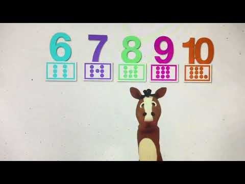 Numbers Nursery 2: Discovering Numbers from 6 to 10 - Neighton's Hanging Number Props from 6 to 10
