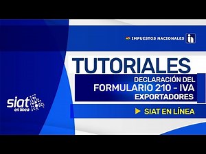 TUTORIAL FOR FORM 210 DECLARATION - VAT FOR EXPORTERS