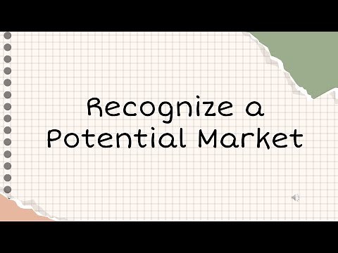 Recognize a Potential Market | Entrepreneurship Lesson | TagLish Video Lesson