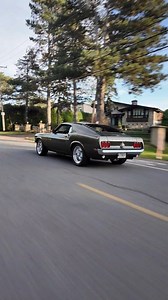 1969 Mach 1 Restomod Rolling shots, wide open throttle, sunset vibes 🌄🍂 Built to be driven, not parked. #mustang #mach1 #classiccar #musclecars #bigblock | Longtin Auto Sport Inc.
