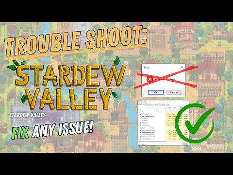 STARDEW VALLEY – How to Fix Crashing, Lagging, Freezing, black screen…– Full Tutorial