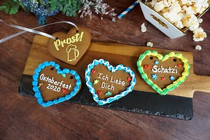 German Gingerbread Hearts, How to Bake and Decorate Lebkuchenherzen for Oktoberfest