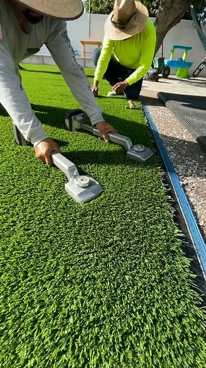 9.7K views · 22 reactions | Turf Install  #turfgrass #gmc #turftalk #turfinc #turfmanagement #concrete #concretelife | Animal World | Facebook