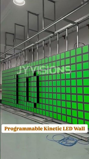 How to make Kinetic LED Screen Wall #kinetic #artist